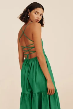 Flash Sale ALEXIS DRESS - TOPAZ GREEN Maxi Dresses|Dresses