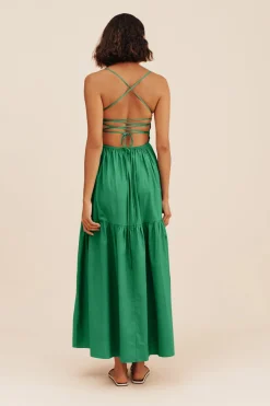 Flash Sale ALEXIS DRESS - TOPAZ GREEN Maxi Dresses|Dresses