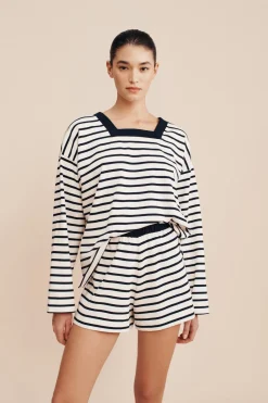 Cheap ARCHIE SHORT - NAVY STRIPE Coordinating Sets|Shorts