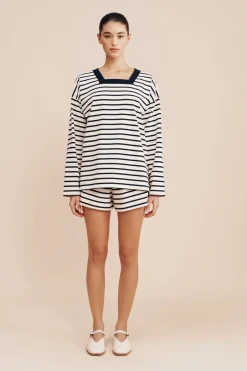 Cheap ARCHIE SHORT - NAVY STRIPE Coordinating Sets|Shorts