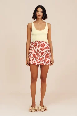 Sale AXEL SCOOP TANK - BUTTER YELLOW Tops