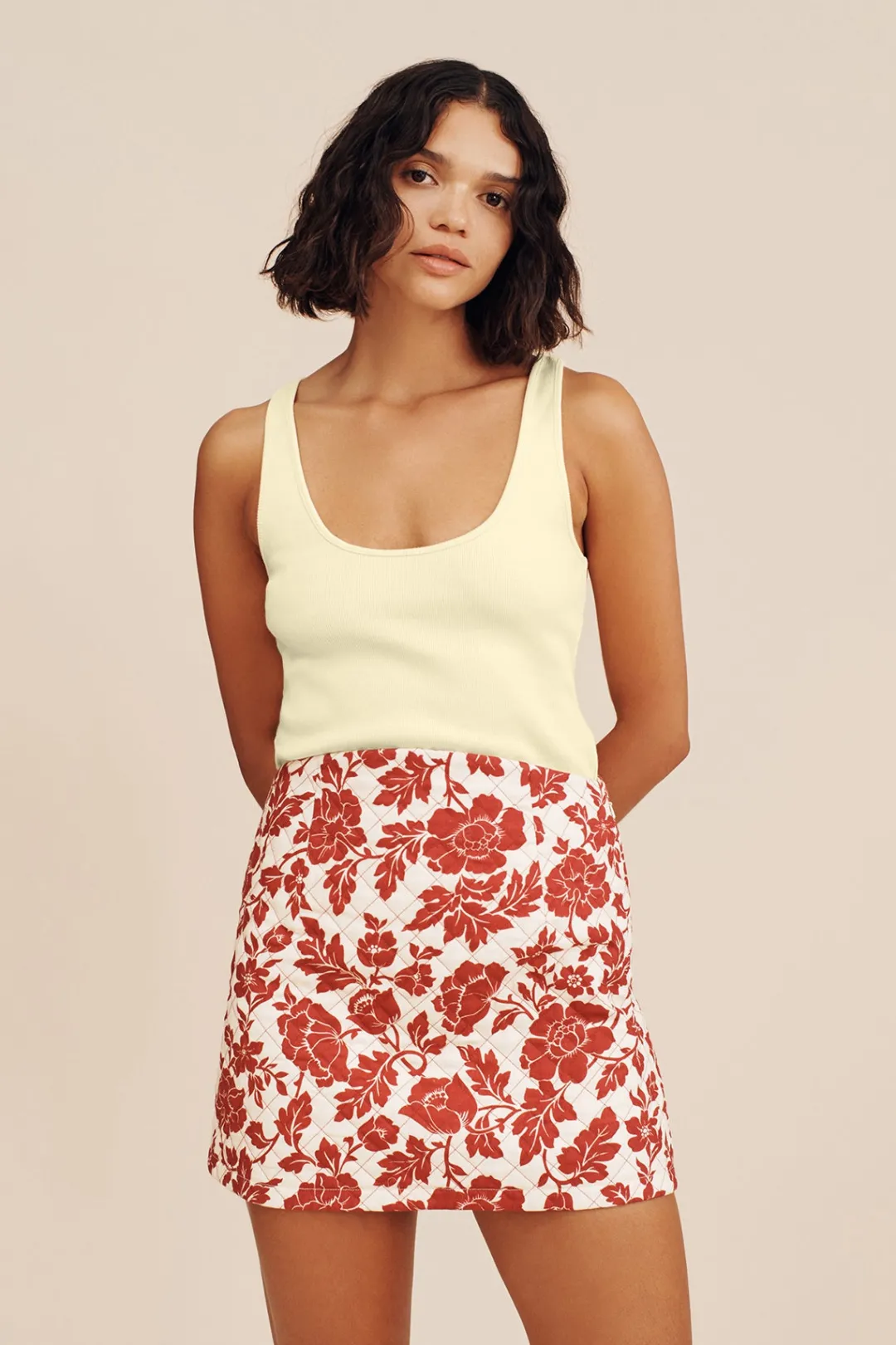 Sale AXEL SCOOP TANK - BUTTER YELLOW Tops