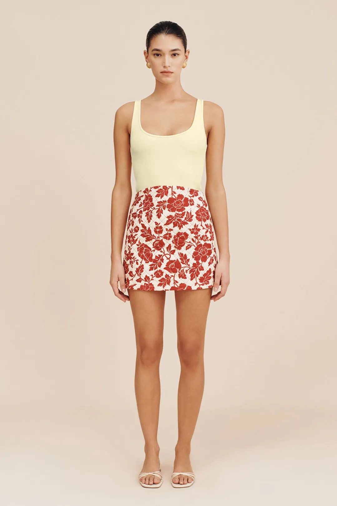 Sale AXEL SCOOP TANK - BUTTER YELLOW Tops
