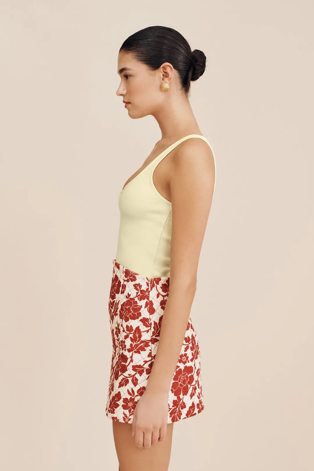 Sale AXEL SCOOP TANK - BUTTER YELLOW Tops
