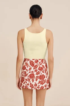 Sale AXEL SCOOP TANK - BUTTER YELLOW Tops