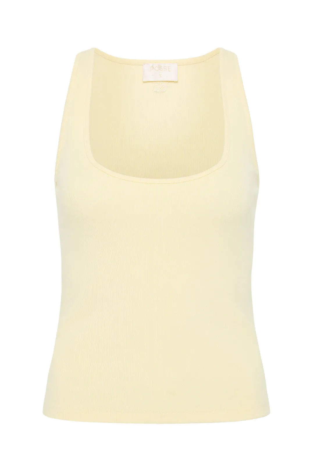 Sale AXEL SCOOP TANK - BUTTER YELLOW Tops