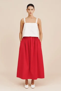 Clearance BERYL CAMI - VINTAGE WHITE Tops