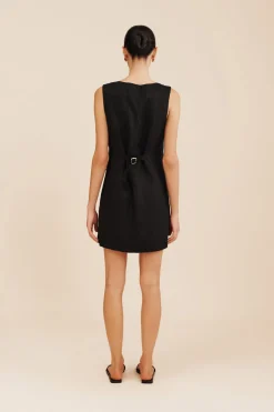 Sale EMMA BUTTON DOWN MINI - Linen Dresses|Dresses