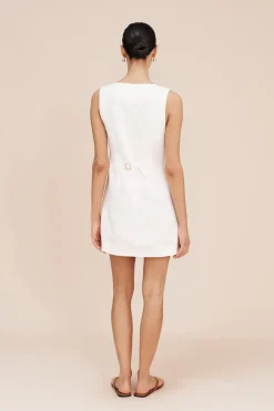 Discount EMMA BUTTON DOWN MINI - Linen Dresses|Dresses