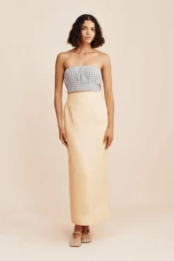 Hot EMMA PENCIL SKIRT - DUSTY CITRON Skirts
