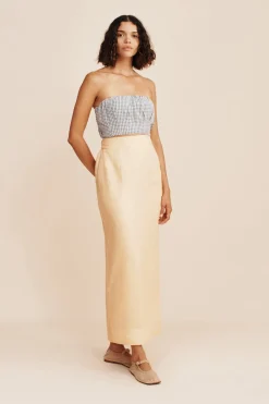 Hot EMMA PENCIL SKIRT - DUSTY CITRON Skirts