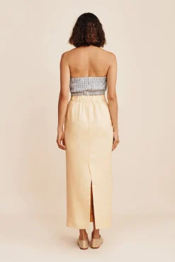 Hot EMMA PENCIL SKIRT - DUSTY CITRON Skirts