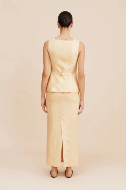 Hot EMMA PENCIL SKIRT - DUSTY CITRON Skirts