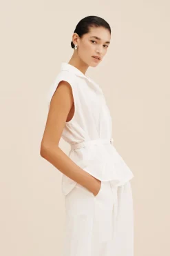 Sale JUNO SHIRT - VINTAGE WHITE Tops