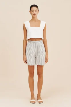 Cheap LORENZO SHORT - SEAGRASS STRIPE Shorts