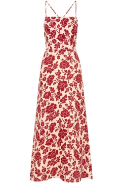 Online LORI DRESS - SCARLET BLOOM Occasional Dresses|Maxi Dresses