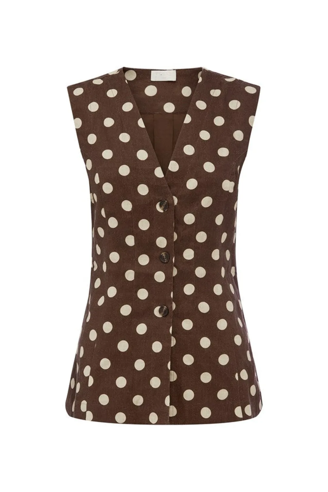Clearance LORI VEST - POLKA DOT Tops
