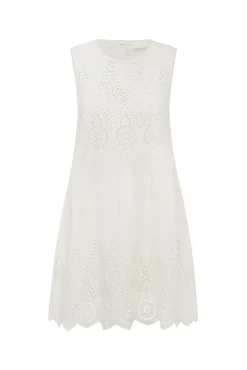 Sale LOUISA MINI DRESS - VINTAGE WHITE Mini Dresses|Dresses