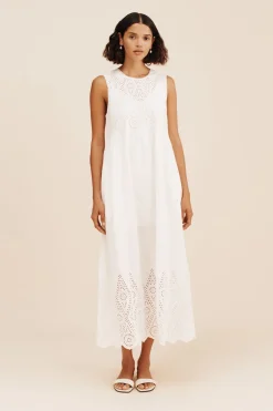 New LOUISA SHIFT DRESS - VINTAGE WHITE Maxi Dresses|Dresses