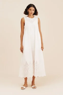 New LOUISA SHIFT DRESS - VINTAGE WHITE Maxi Dresses|Dresses