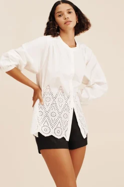 Hot LOUISA SHIRT - VINTAGE WHITE Tops