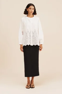 Hot LOUISA SHIRT - VINTAGE WHITE Tops