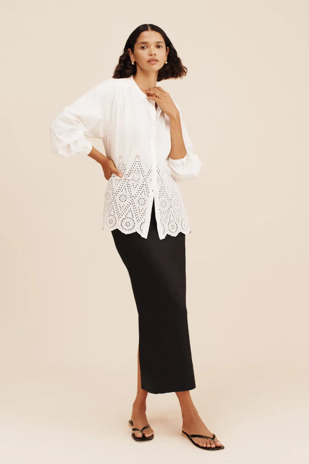 Hot LOUISA SHIRT - VINTAGE WHITE Tops
