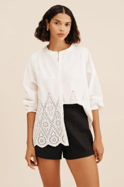Hot LOUISA SHIRT - VINTAGE WHITE Tops