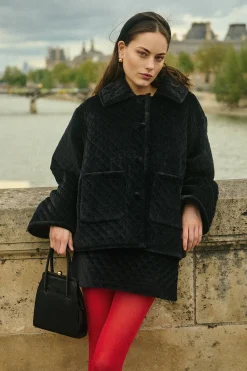 Outlet MARLEY JACKET - BLACK VELVET Coordinating Sets|Outerwear