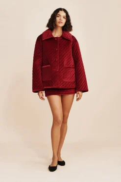 Discount MARLEY JACKET - RED VELVET Coordinating Sets|Outerwear