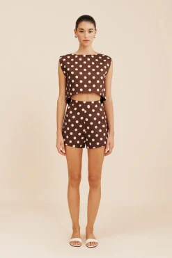 Hot MARTINA CROP TOP - POLKA DOT Tops