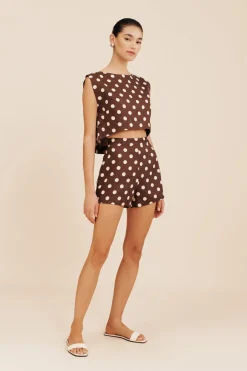 Hot MARTINA CROP TOP - POLKA DOT Tops