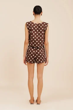 Hot MARTINA CROP TOP - POLKA DOT Tops