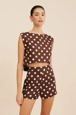 Hot MARTINA CROP TOP - POLKA DOT Tops