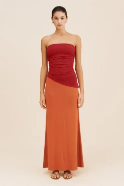 Best Sale MASON SKIRT - BURNT ORANGE Knitwear|Skirts