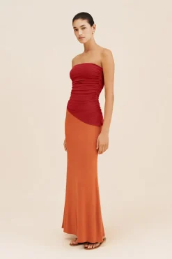 Best Sale MASON SKIRT - BURNT ORANGE Knitwear|Skirts
