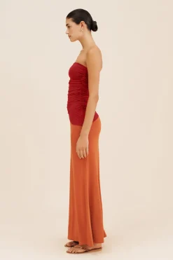 Best Sale MASON SKIRT - BURNT ORANGE Knitwear|Skirts