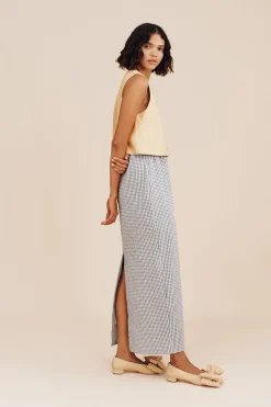 Sale MIRA SKIRT - BLUE GINGHAM Coordinating Sets|Skirts