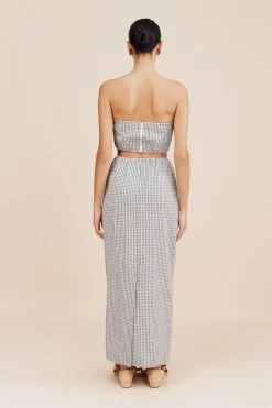 Sale MIRA SKIRT - BLUE GINGHAM Coordinating Sets|Skirts