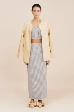 Sale MIRA SKIRT - BLUE GINGHAM Coordinating Sets|Skirts