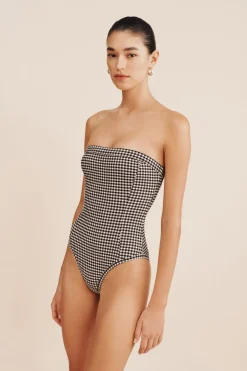 Cheap NORA ONE-PIECE - GINGHAM Swimwear