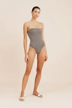 Cheap NORA ONE-PIECE - GINGHAM Swimwear