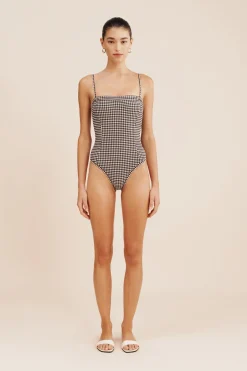 Cheap NORA ONE-PIECE - GINGHAM Swimwear