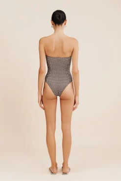 Cheap NORA ONE-PIECE - GINGHAM Swimwear
