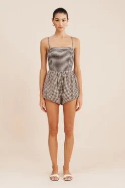 Cheap NORA ONE-PIECE - GINGHAM Swimwear
