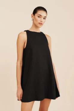 Discount POPPY DRESS - Linen Dresses|Mini Dresses