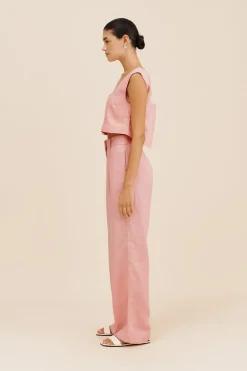Online PRESLEY TROUSER - PINK SALT Trousers