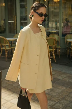 Cheap RIO SHIFT JACKET - DUSTY CITRON Coordinating Sets|Outerwear