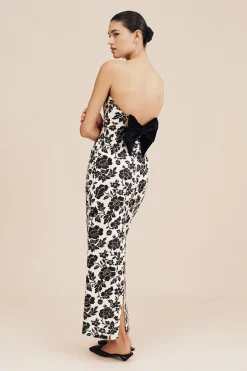 Cheap ROMEO DRESS - NOIR BLOOM Linen Dresses|Occasional Dresses
