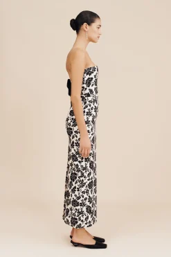 Cheap ROMEO DRESS - NOIR BLOOM Linen Dresses|Occasional Dresses